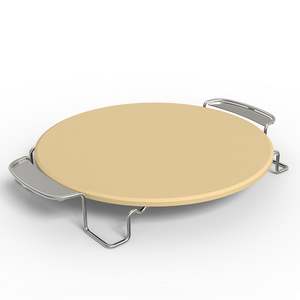 Cordierit-Pizzastein mit Halter