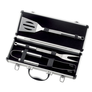 Grillbesteckset aus Edelstahl