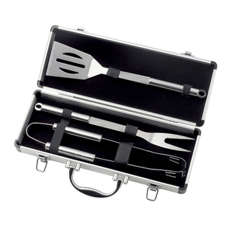 Grillbesteckset aus Edelstahl