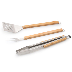 Grillbesteck-Set aus Edelstahl