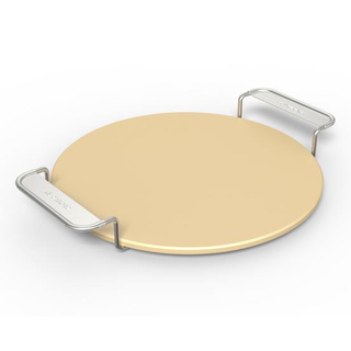 Runder Pizzastein für den Ofen mit Grillset